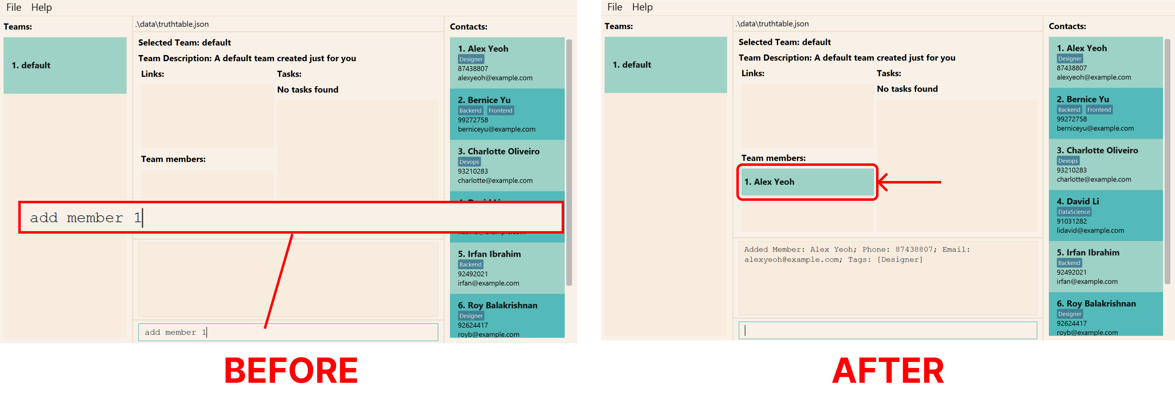 Add Member Example