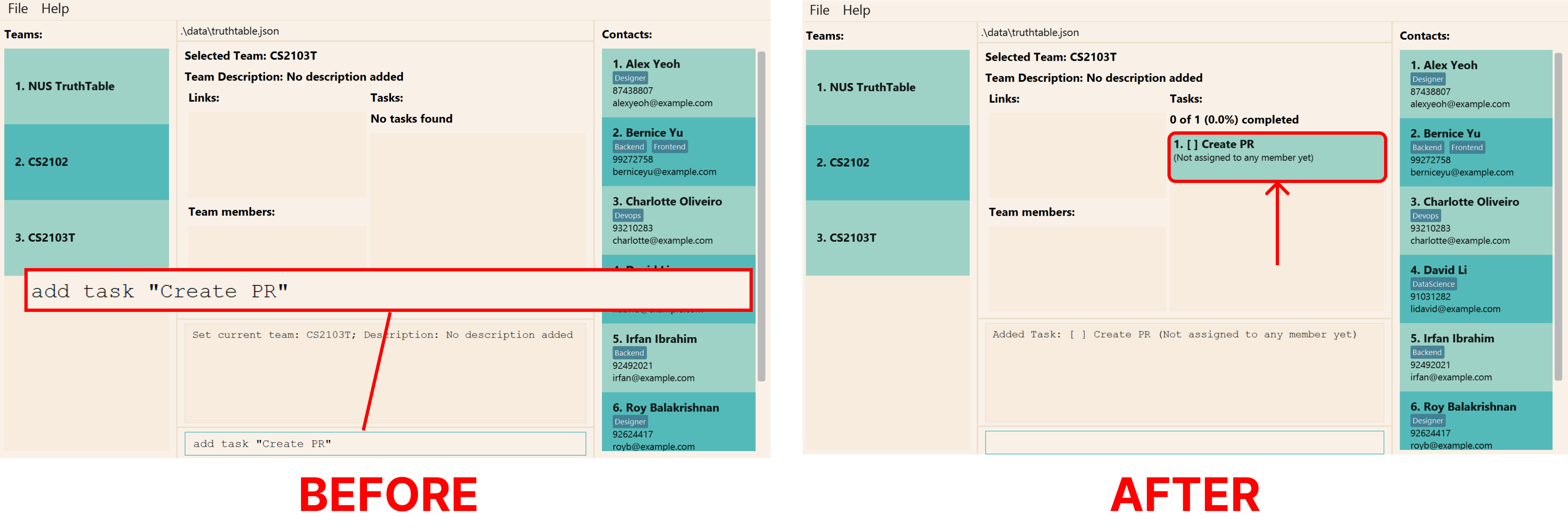 Add Task Example