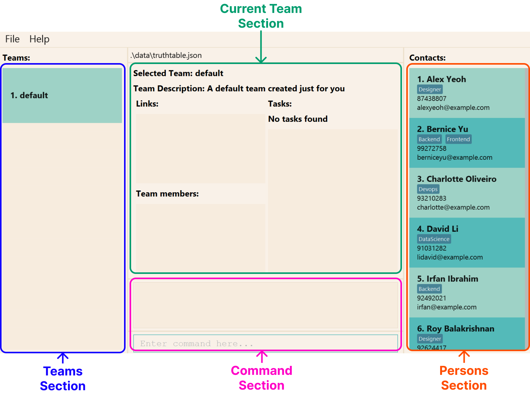 Application Interface